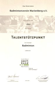 Talentstützpunkt 2024